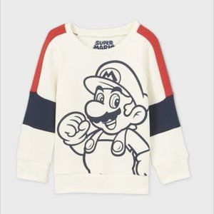 Nintendo Toddler Boys Mario Fleece Pullover  12 Months
